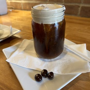 Charlotte's Coffee House - Pumpkin cold brew - Coffee & Tea Near Me - Dubuque, Iowa