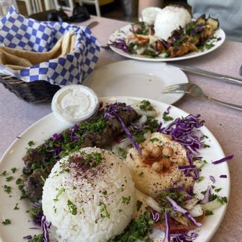 Aristo Cafe - Lule Kafta Kabob Lunch Special - Mediterranean Near Me - Torrance, California Aristo Cafe - Lule Kafta Kabob Lunch Special - Mediterranean Near Me - Torrance, California