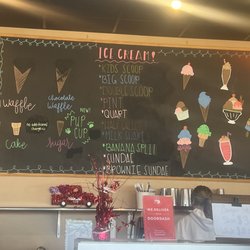 Homemade Ice Cream & Pie Kitchen - Ice cream menu