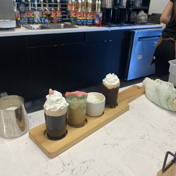 Coffee Bar 1010 - Coffee flight yum - Coffee & Tea Near Me - Stafford, Virginia Coffee Bar 1010 - Coffee flight yum - Coffee & Tea Near Me - Stafford, Virginia