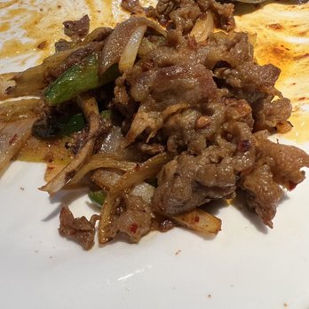 Spiceup Szechuan Cuisine - Cumin lamb - sorry we'd eaten most of it by the time I clicked this! - Szechuan Near Me - Seattle, Washington Spiceup Szechuan Cuisine - Cumin lamb - sorry we'd eaten most of it by the time I clicked this! - Szechuan Near Me - Seattle, Washington