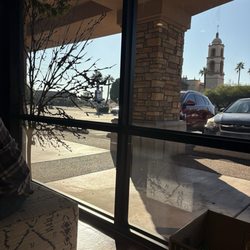 Healthy Eye Care Fit Optical - The view out the front window.