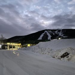 Powderhorn Mountain Resort - Early bird catches the corduroy. ;-)
