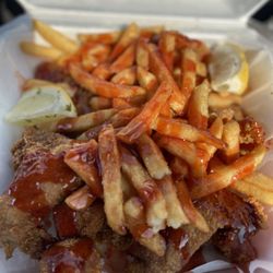 Louie Wingz and Catfish - Louie dinner