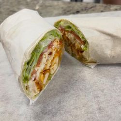 Buffalo chicken wrap