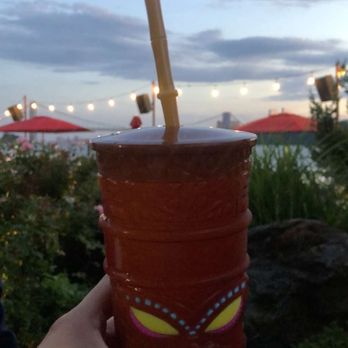 The Hudson - Pineapple margarita in tiki cup - New American Near Me - New York, New York