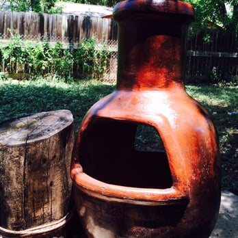 Amaya Pottery Outlet - Our Double Opening Chimney Fire Pit. - Home Decor Near Me - Boerne, Texas