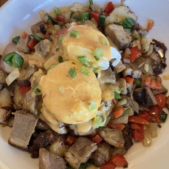 The Sunflower Bakery & Cafe - Smoked duck hash - Bakeries Near Me - Galveston, Texas