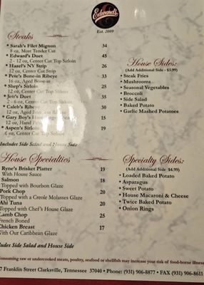 Edward's Steakhouse by null