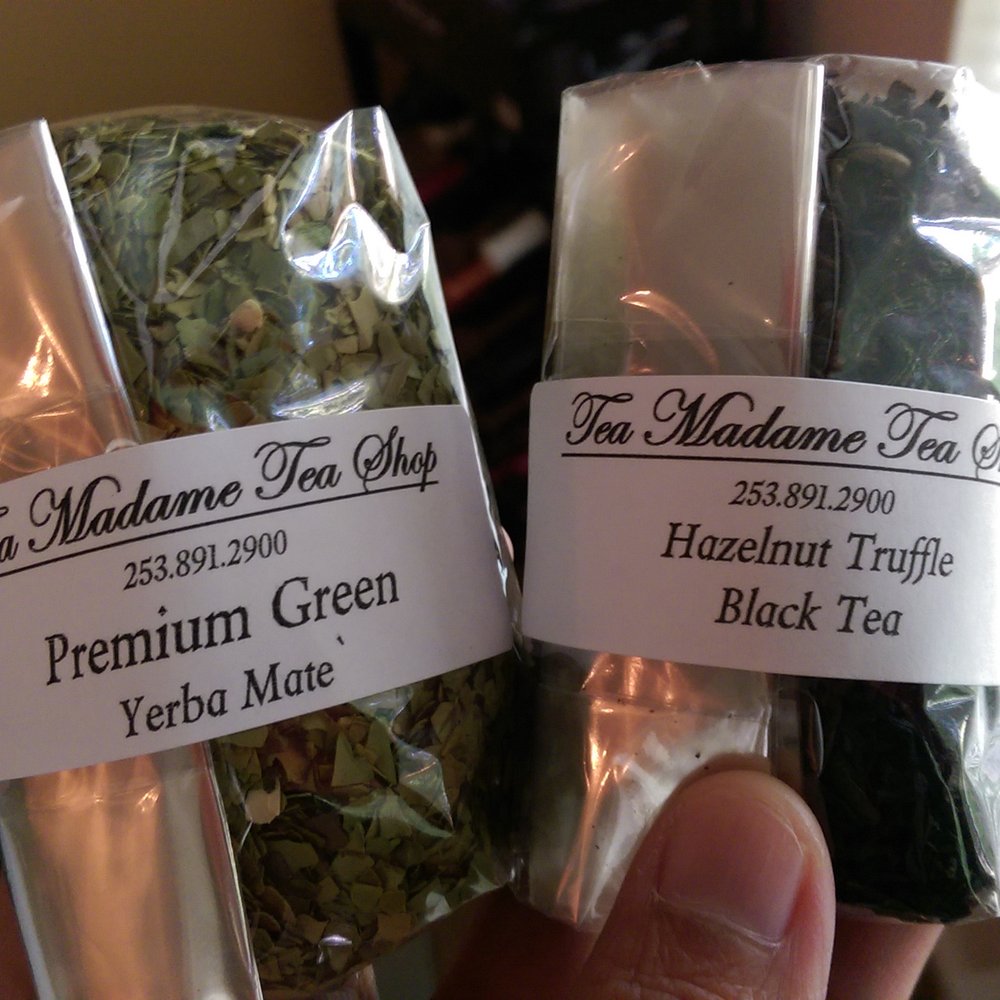 Tea Madame Tea Shop - Purchased one ounce of each of these teas from the Tea Madame Tea Shop. - Coffee & Tea Near Me - Sumner, Washington