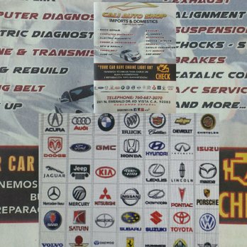 Cali Auto Shop - They work on every car or truck - Body Shops Near Me - Vista, California Cali Auto Shop - They work on every car or truck - Body Shops Near Me - Vista, California