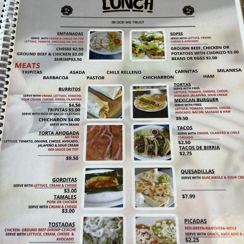 Antojitos Veracruz - Menu - Mexican Near Me - Clovis, New Mexico