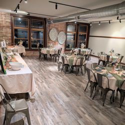 Cork & Tap - Gallery Room event space set-up for a baby shower