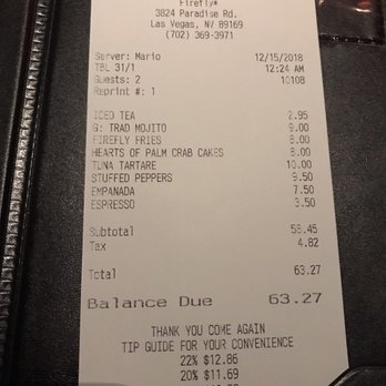 Firefly Tapas Kitchen + Bar - Great Price! - Tapas/Small Plates Near Me - Las Vegas, Nevada