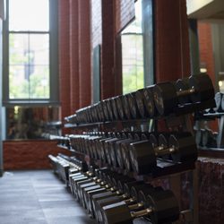 Cary Street Gym - Free weight area