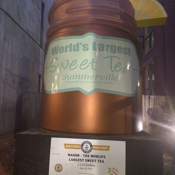 World's Largest Sweet Tea - So quirky - Local Flavor Near Me - Summerville, South Carolina World's Largest Sweet Tea - So quirky - Local Flavor Near Me - Summerville, South Carolina