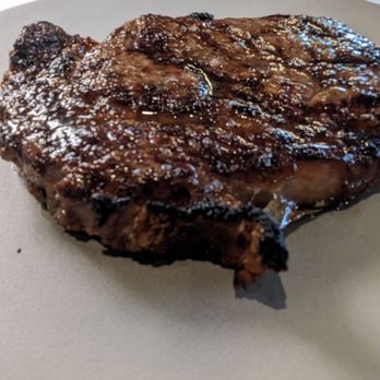 Riley's Vancouver - Ribeye. Very underwhelming, really dry, and tough, even though we ordered it med rare. But comes with 3 sets of side salts. - Seafood Near Me - Vancouver, British Columbia Riley's Vancouver - Ribeye. Very underwhelming, really dry, and tough, even though we ordered it med rare. But comes with 3 sets of side salts. - Seafood Near Me - Vancouver, British Columbia