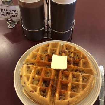 Red Elm Cafe - Bacon & Cheddar waffle - Cafes Near Me - Tacoma, Washington Red Elm Cafe - Bacon & Cheddar waffle - Cafes Near Me - Tacoma, Washington