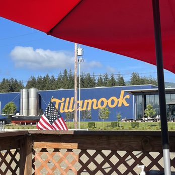 Old Oregon Smokehouse - View from the patio - Seafood Near Me - Tillamook, Oregon Old Oregon Smokehouse - View from the patio - Seafood Near Me - Tillamook, Oregon