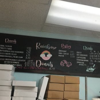 Rainbow Donuts - Menu & price's - Donuts Near Me - Diamond Bar, California