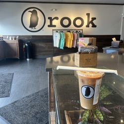 Rook Coffee - Iced vanilla latte with oat milk