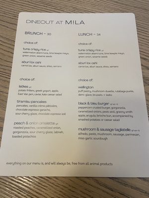 Menu photo 4 Mila Vancouver, BC