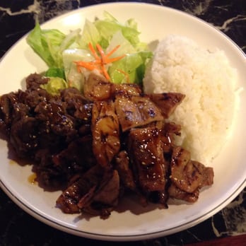 Nasai Teriyaki at UW - Beef + pork combo ($11.25) - Japanese Near Me - Seattle, Washington