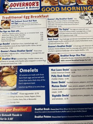Menu photo 1 Governor's Restaurant Presque Isle, ME Menu photo 1 Governor's Restaurant Presque Isle, ME