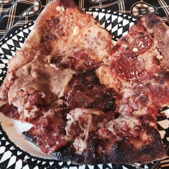 Stromboli's - This is the results after even trying to firm up the soggy pizza in the oven, shows how soggy this really was - Pizza Near Me - Billerica, Massachusetts