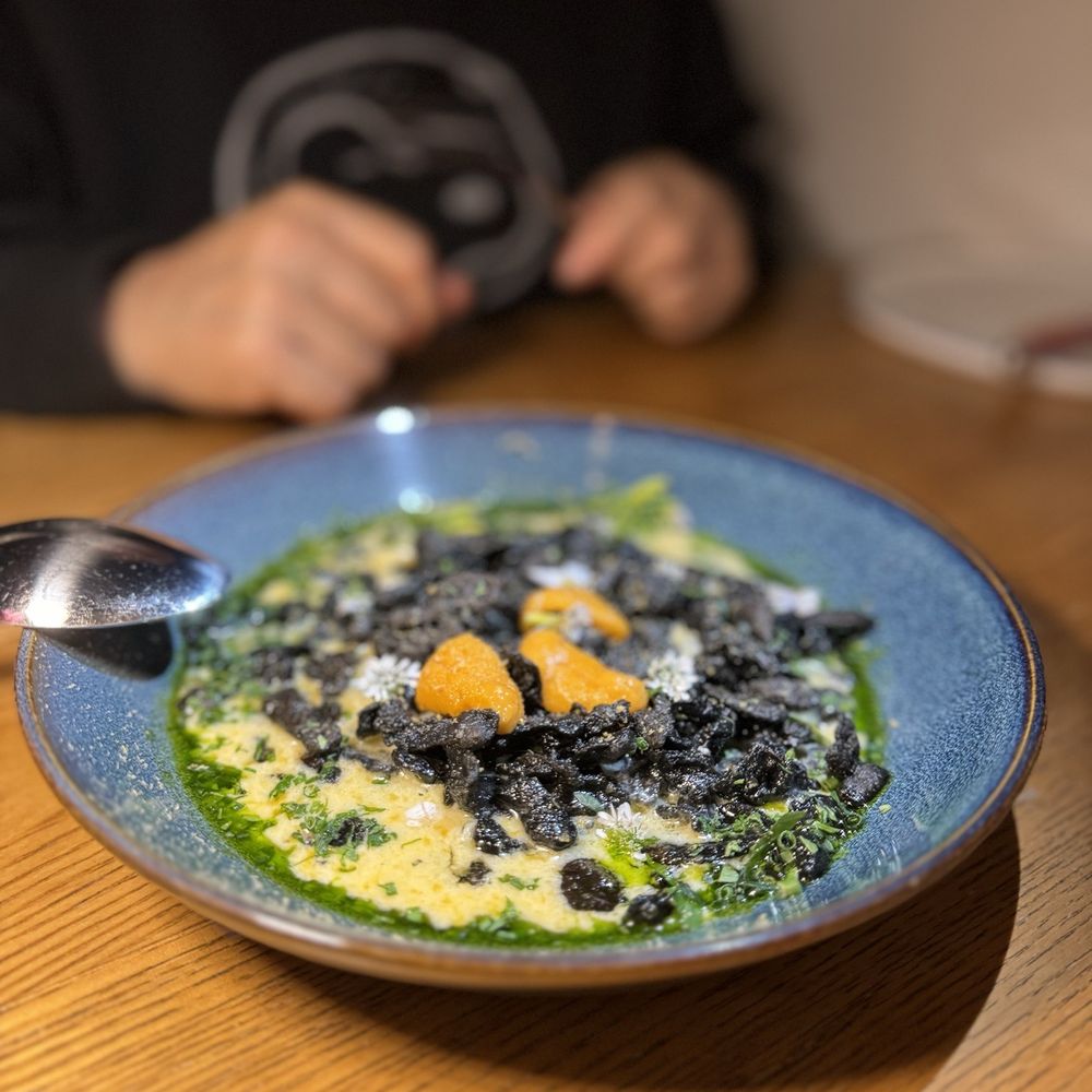 Luka - Squid ink and uni pasta - Coffee & Tea Near Me - Artesia, California Luka - Squid ink and uni pasta - Coffee & Tea Near Me - Artesia, California