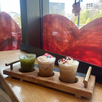 Commonwealth Joe - Spring seasonal coffee flight - Cafes Near Me - Arlington, Virginia