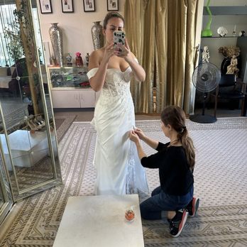 Helen iCouture Alterations - Helen making necessary adjustments for hemming - Sewing & Alterations Near Me - Walnut Creek, California Helen iCouture Alterations - Helen making necessary adjustments for hemming - Sewing & Alterations Near Me - Walnut Creek, California