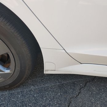 Enterprise Rent-A-Car - The damage I supposedly caused - Car Rental Near Me - Encino, California