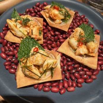 Narkara - Coconut crab pancakes. A must! - Thai Near Me - New York, New York