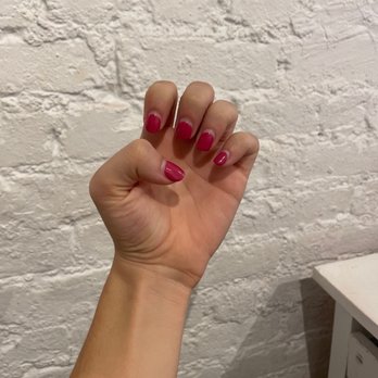 Spa Blue - gel manicure after three weeks - Nail Salons Near Me - New York, New York