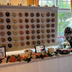 Duck Donuts - Donut wall at Unveiled Bridal show!
