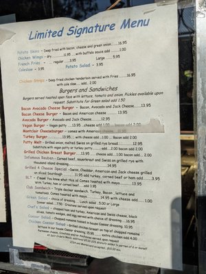 Menu photo 1 Montclair Golf Course Oakland, CA Menu photo 1 Montclair Golf Course Oakland, CA