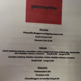 Pizzaville - Menu - Pizza Near Me - Louisville, Kentucky Pizzaville - Menu - Pizza Near Me - Louisville, Kentucky