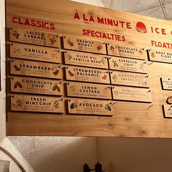 à la minute - Flavors - Ice Cream & Frozen Yogurt Near Me - Redlands, California à la minute - Flavors - Ice Cream & Frozen Yogurt Near Me - Redlands, California