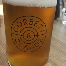 Corbett & Claude - One of the many craft beers available