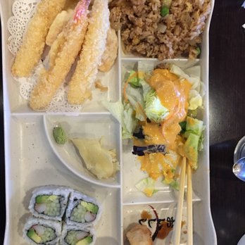Tenji Sushi - Lovely lunch and dinner place near Great Wolf Lodge! Kid-friendly. Tempura lunch boxes - yum! Great friendly service. - Sushi Bars Near Me - Mason, Ohio