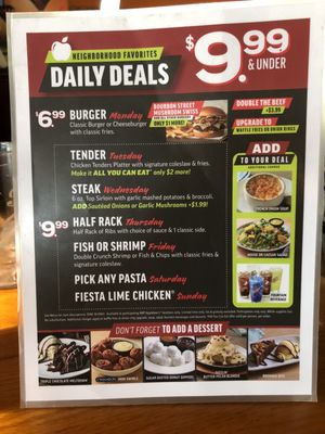 Menu photo 1 Applebee's Grill + Bar Davenport, FL Menu photo 1 Applebee's Grill + Bar Davenport, FL