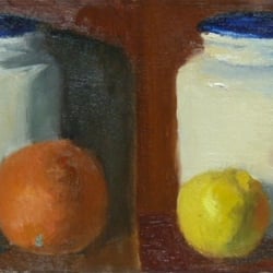 Art & Portraiture of Elizabeth B Tucker - Color Theory and Mixing Workshops:  (The painting on the right is 'cleaner' and more colorful)