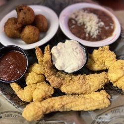 Razzoo's Cajun Cafe - Fish plattet