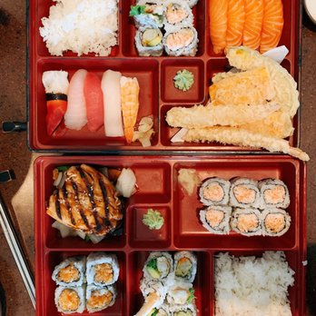 Gal's Sushi - Bento boxes (bottom: roll bento box) - Sushi Bars Near Me - Markham, Ontario Gal's Sushi - Bento boxes (bottom: roll bento box) - Sushi Bars Near Me - Markham, Ontario