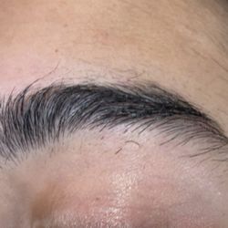 Sky Brows Threading Salon - Before right eyebrow