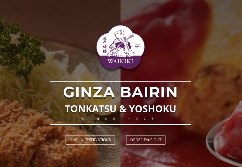 Food from Ginza Bairin Tonkatsu & Yoshoku Bistro