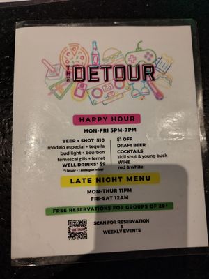 Menu photo 1 The Detour San Francisco, CA Menu photo 1 The Detour San Francisco, CA