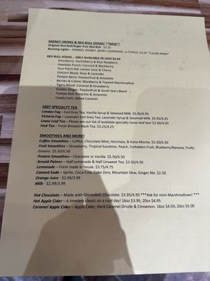 Menu photo 4 1607 Coffee Company Williamsburg, VA