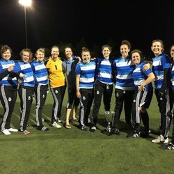 Temecula Adult Soccer League - Every championship team receives prizes! Our ladies showing off their new pants.